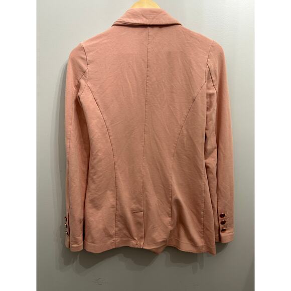 Guess Los Angeles Knit Brass Button Double Breasted Blazer Jacket Women’s - Picture 7 of 7